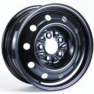 RTX Wheels – Steel Wheel – Black – 15″x6.5″ 40mm – All weather Wheels – X99126N